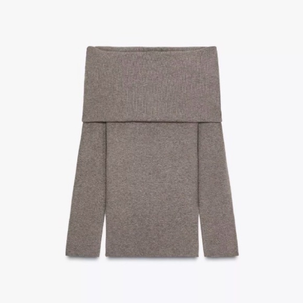 Zara Strapless Knit Top